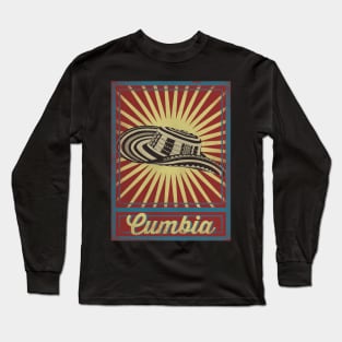 Cumbia Poster Long Sleeve T-Shirt